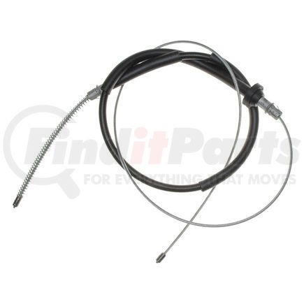 18P2571 by ACDELCO - Parking Brake Cable - Rear, 78.20", Fixed Wire Stop End, Steel