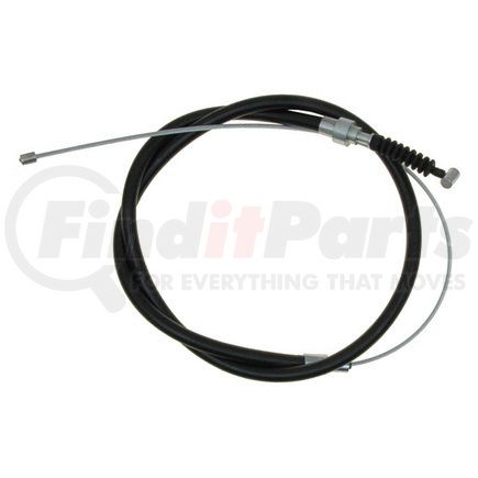 18P2864 by ACDELCO - Parking Brake Cable - Rear, 67.60", Fixed Wire Stop End, Steel