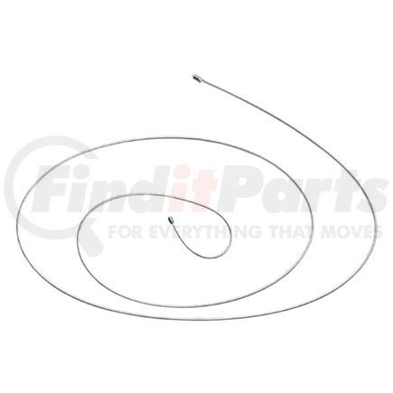 18P275 by ACDELCO - Parking Brake Cable - 131.50" Cable, Fixed Wire Stop End, Steel