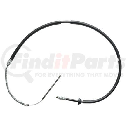 18P311 by ACDELCO - Parking Brake Cable - Front, 62.00", Threaded End 1, Fixed Wire Stop End 2