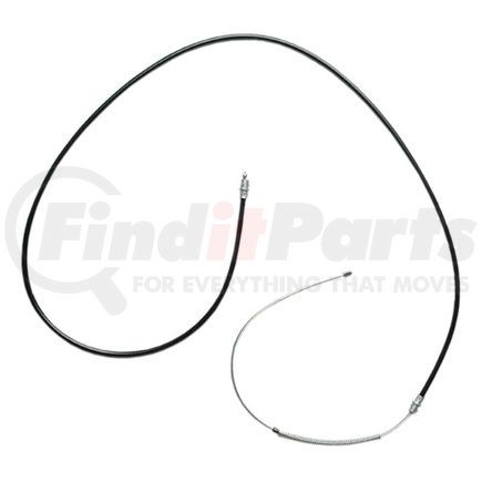 18P313 by ACDELCO - Parking Brake Cable - Front, 107.80", Fixed Wire Stop End, Steel