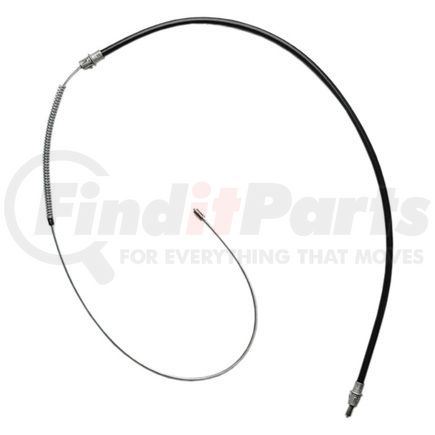 18P418 by ACDELCO - Parking Brake Cable - Front, 65.50", Fixed Wire Stop End, Steel