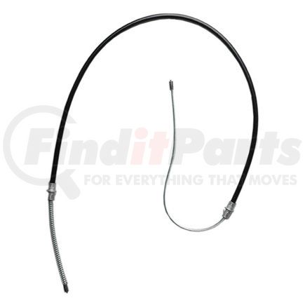 18P425 by ACDELCO - Parking Brake Cable - Rear, 57.60", Fixed Wire Stop End, Steel