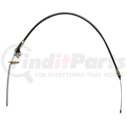 18P402 by ACDELCO - Parking Brake Cable - Rear, 45.30", Fixed Wire Stop End, Steel