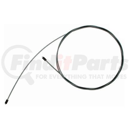 18P7 by ACDELCO - Parking Brake Cable - 82.50" Cable, Fixed Wire Stop End, Steel