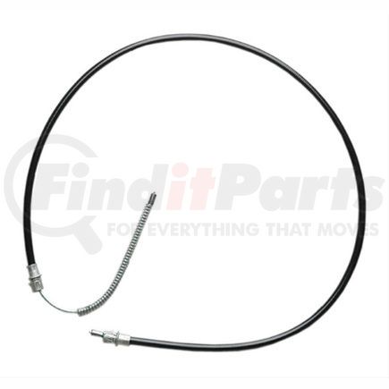 18P594 by ACDELCO - Parking Brake Cable - Rear, 55.40", Fixed Wire Stop End, Steel