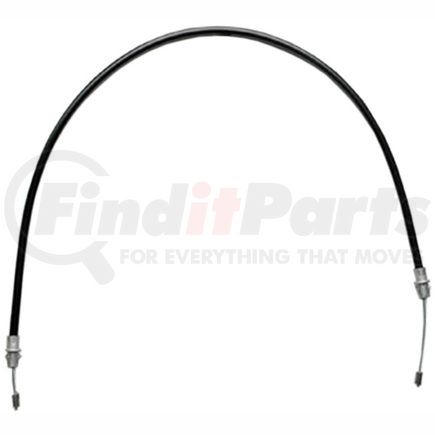 18P916 by ACDELCO - Parking Brake Cable - Rear, 40.10", Fixed Wire Stop End, Steel