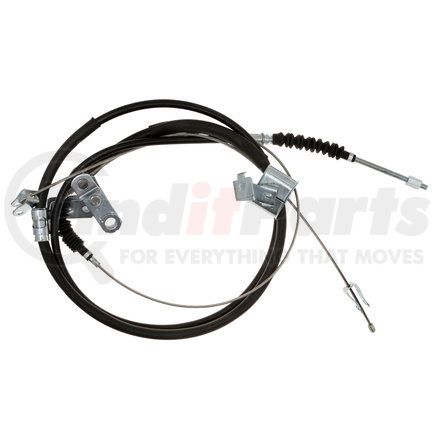 18P96963 by ACDELCO - Parking Brake Cable - Rear, Hex End 1, Threaded Straight End 2, With Bracket