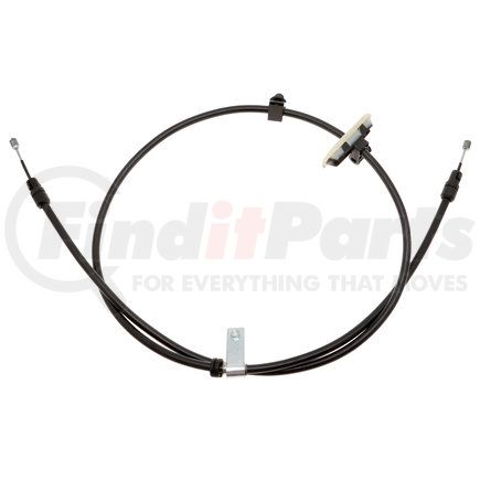 18P96983 by ACDELCO - Parking Brake Cable - Rear Passenger Side, 74.527" Cable, Black