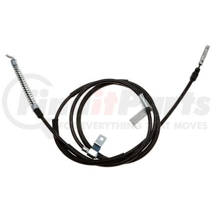18P96949 by ACDELCO - Parking Brake Cable - Rear Passenger Side, Black, EPDM Rubber
