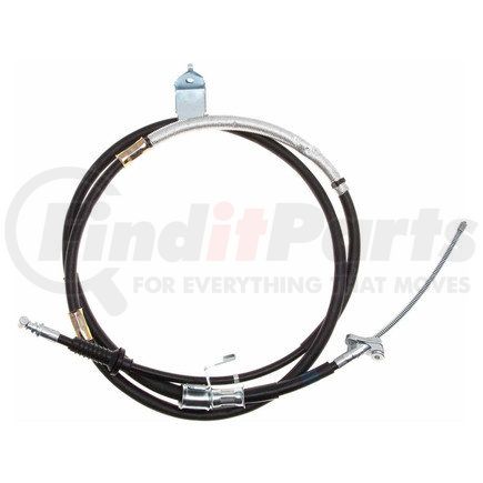 18P97055 by ACDELCO - Parking Brake Cable - Rear Passenger Side, 97.913" Cable, Black