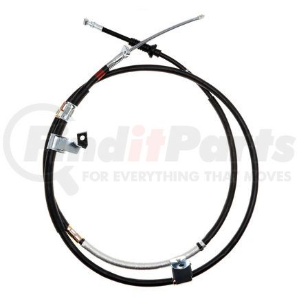 18P97059 by ACDELCO - Parking Brake Cable - Rear Passenger Side, 107.952" Cable, Black