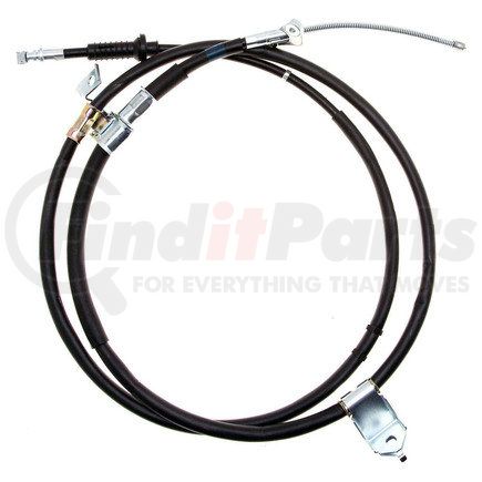 18P97056 by ACDELCO - Parking Brake Cable - Rear Driver Side, 98.425" Cable, Black