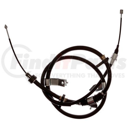 18P97175 by ACDELCO - Parking Brake Cable - Rear, 74.20", Stainless Steel, With Mounting Bracket