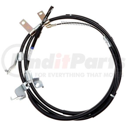 18P97179 by ACDELCO - Parking Brake Cable - Rear, 112.90", Stainless Steel, With Mounting Bracket