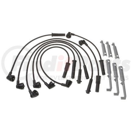 954Q by ACDELCO - Spark Plug Wire Set - Solid Boot, Silicone Insulation Snap Lock