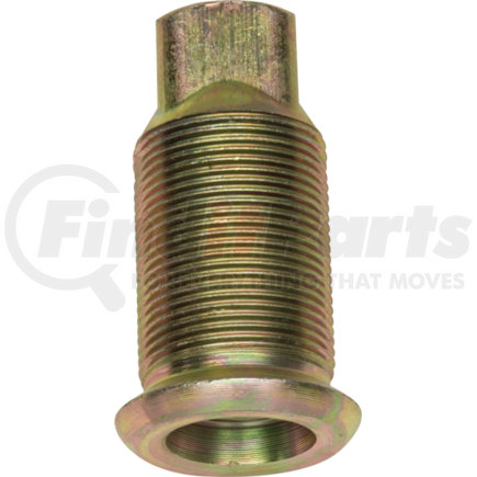 GL-1004 by HALTEC - Inner Cap Nut - LH, Standard, for Steel Inner and Outer Wheel Combinations, 8.2 Grade, Yellow Dichromate Finish, 1-1/8"-16 Outer Thread, 3/4"-16 Inner Thread, 2-9/16 in. Overall Length
