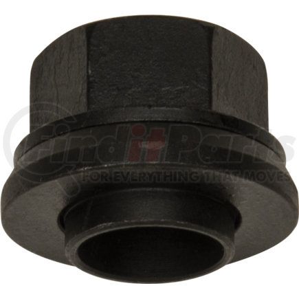 GL-2906 by HALTEC - Flange Nut - Grade 8, Black Finish, M22-1 1/2 Inner Thread, 33mm Hex Size, 6mm Sleeve Length, for Use On Steel-Steers, for Aluminum Wheels; Sleeve Nut