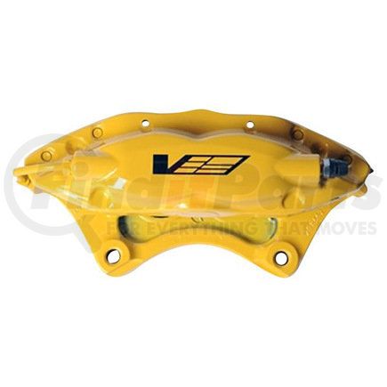 172-2523 by ACDELCO - Disc Brake Caliper - Yellow, Semi-Loaded, Fixed, Performance Grade, 4-Piston