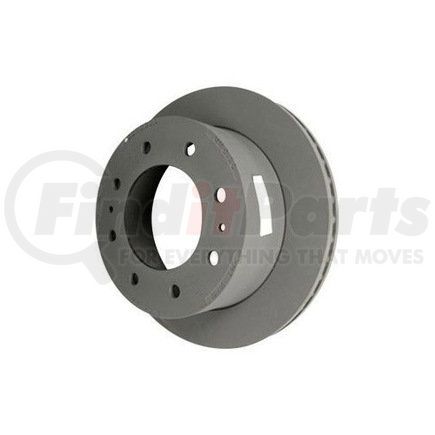 177-1069 by ACDELCO - Disc Brake Rotor - 8 Lug Holes, Cast Iron, Plain, Turned Painted, Vented, Rear