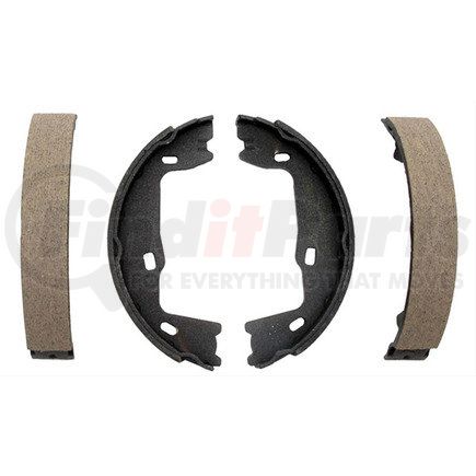 17797B by ACDELCO - Parking Brake Shoe - Bonded Rear, Organic, without Mounting Hardware