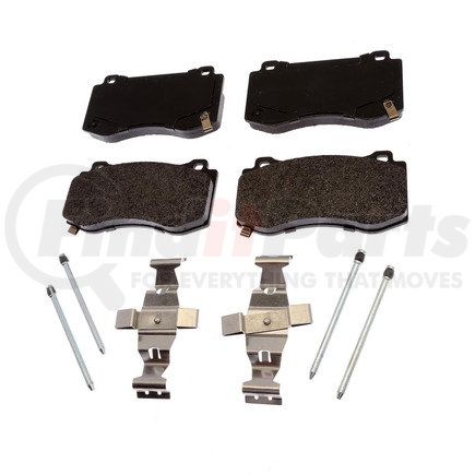 17D1149MH by ACDELCO - Disc Brake Pad Set - Front, Semi-Metallic, with Mounting Hardware
