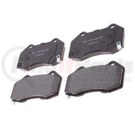 17D1379CF1 by ACDELCO - Disc Brake Pad Set - Front, Bonded, Ceramic, Revised F1 Part Design