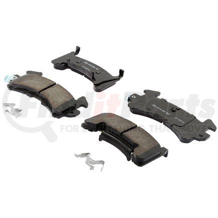 17D154CHF1 by ACDELCO - Disc Brake Pad - Bonded, Ceramic, Revised F1 Part Design, with Hardware