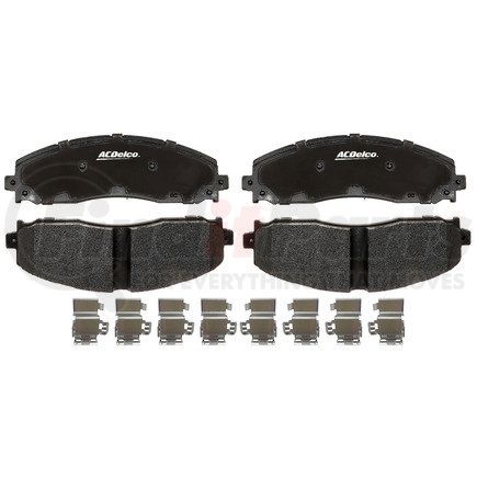 17D1691SDH by ACDELCO - Disc Brake Pad Set - Rear, Semi-Metallic, with Mounting Hardware