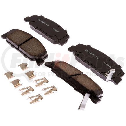 17D273CH by ACDELCO - Disc Brake Pad - Bonded, Ceramic, Original Part Design, with Hardware
