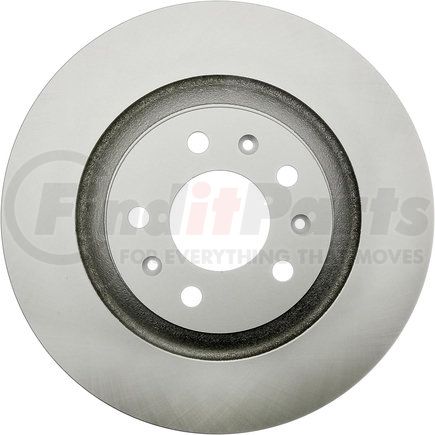 18A1755AC by ACDELCO - Disc Brake Rotor - Front, Coated, Plain, Conventional, Cast Iron