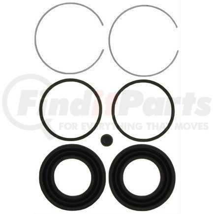 18G213 by ACDELCO - Disc Brake Caliper Seal Kit - Rubber, Square O-Ring, Black Seal