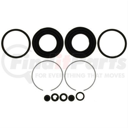 18H1238 by ACDELCO - Disc Brake Caliper Seal Kit - Rear, Includes Seals, Boots, Caps, and Bushings