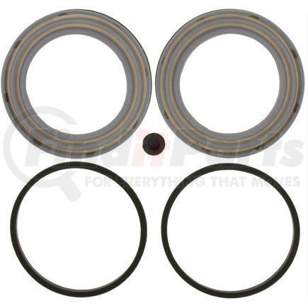 18H1251 by ACDELCO - Disc Brake Caliper Seal Kit - Rubber, Square O-Ring, Black Seal