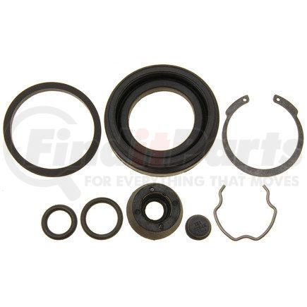 18H3321 by ACDELCO - Disc Brake Caliper Seal Kit - Rubber, Flat O-Ring, Black Seal