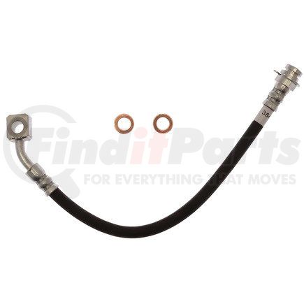 18J384356 by ACDELCO - Brake Hydraulic Hose - Front Driver Side, Banjo, Female Threaded, with Gasket