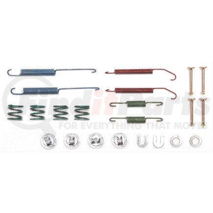 18K718 by ACDELCO - Drum Brake Hardware Kit - Inc. Springs, Pins, Retainers and Washers