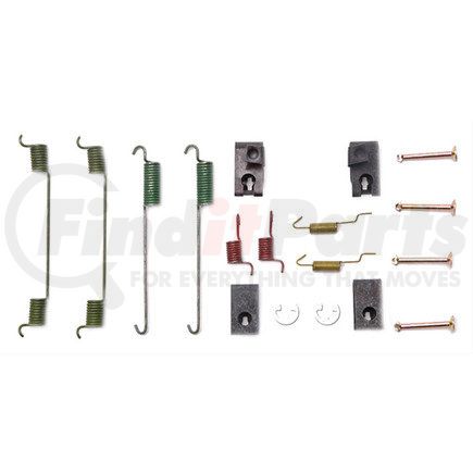 18K714 by ACDELCO - Drum Brake Hardware Kit - Inc. Springs, Pins, Retainers and Washers