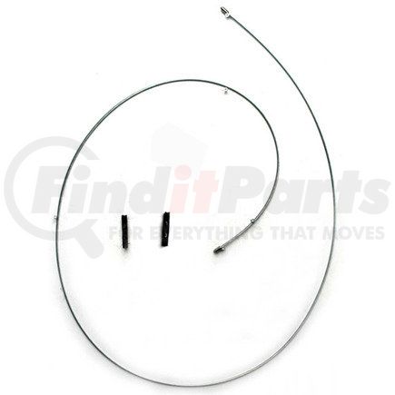 18P2610 by ACDELCO - Parking Brake Cable - 85.80" Cable, Fixed Wire Stop End, Steel