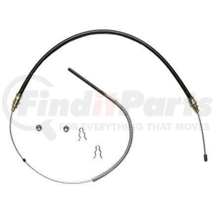 18P38 by ACDELCO - Parking Brake Cable - Front, 53.30", Fixed Wire Stop End, Steel