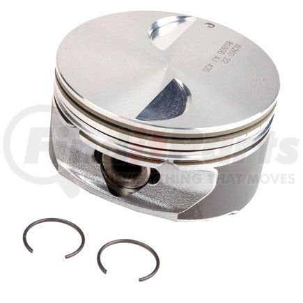 19178597 by ACDELCO - Engine Piston - Flat, Aluminum Alloy, Regular, Partial Skirt, Steel