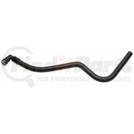 22722L by ACDELCO - HVAC Heater Hose - Black, Molded Assembly, without Clamps, Plastic, Rubber