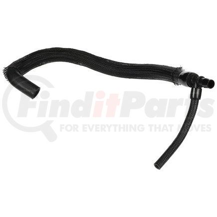 24680L by ACDELCO - HVAC Heater Hose - Black, Molded Assembly, without Clamps, Rubber Plastic