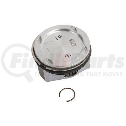 25198520 by ACDELCO - Engine Piston - Bowl, Aluminum, Regular, 1.497" Full Skirt, Steel