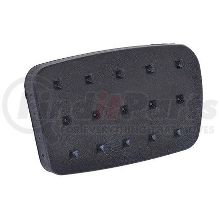 25897227 by ACDELCO - Brake Pedal Pad - 15.47cu in, Slip Over, Black, Rubber, without Trim Ring