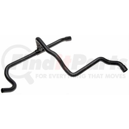 27135X by ACDELCO - HVAC Heater Hose - Black, Molded Assembly, without Clamps, Rubber