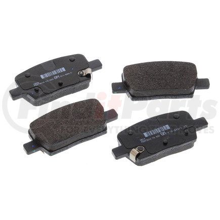 84769879 by ACDELCO - Disc Brake Pad Set - Rear, Semi-Metallic, without Mounting Hardware