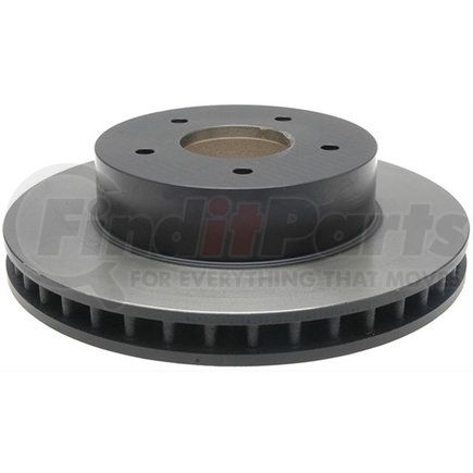 18A102 by ACDELCO - Disc Brake Rotor - 5 Lug Holes, Cast Iron, Plain, Turned Ground, Vented, Front