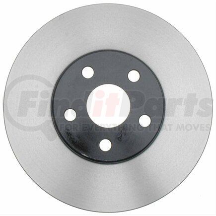 18A1104 by ACDELCO - Disc Brake Rotor - 5 Lug Holes, Cast Iron, Plain, Turned Ground, Vented, Front