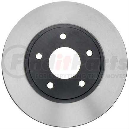 18A1116AC by ACDELCO - Disc Brake Rotor - 5 Lug Holes, Cast Iron, Coated, Plain Vented, Front